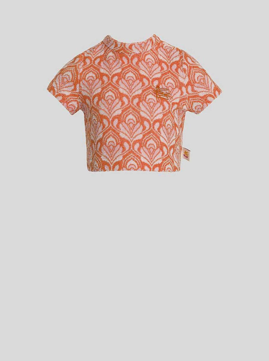 ETRO Kid'S Jersey Jacquard Top | Topwear