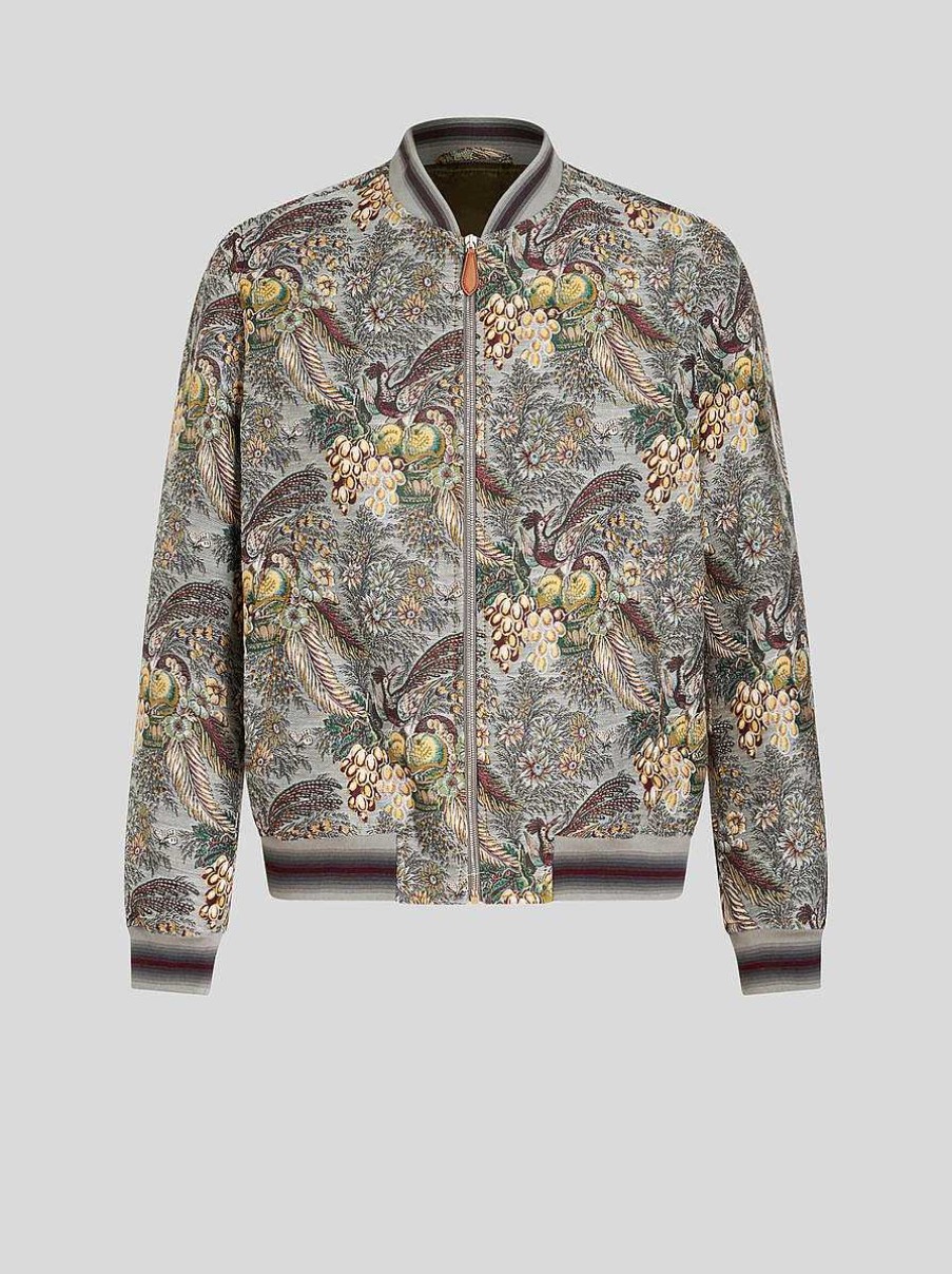 ETRO Jacquard Bomber Jacket | Coats And Outerwear