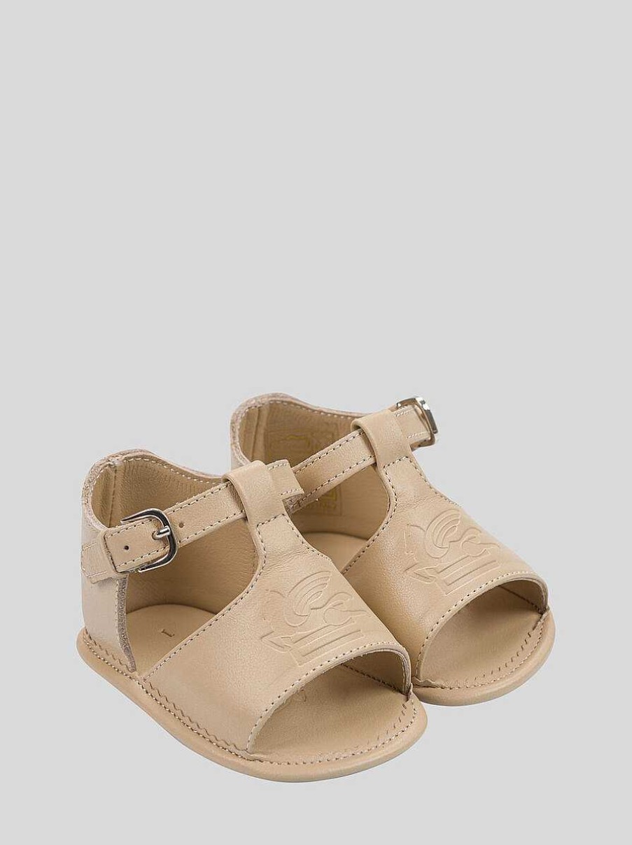 ETRO Baby Leather Sandals With Pegaso | Baby Boy 1-9 Months