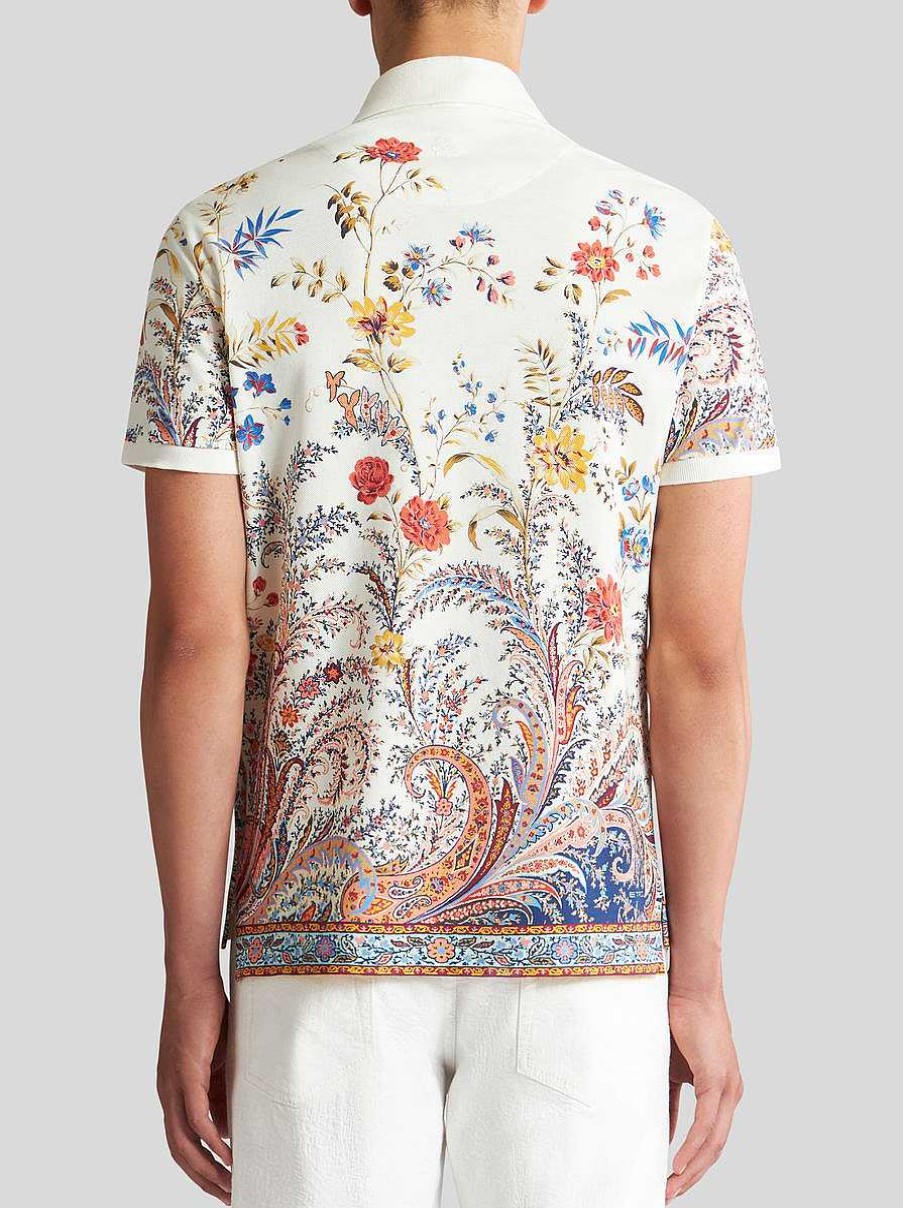 ETRO Floral Paisley Polo Shirt | Polo Shirts