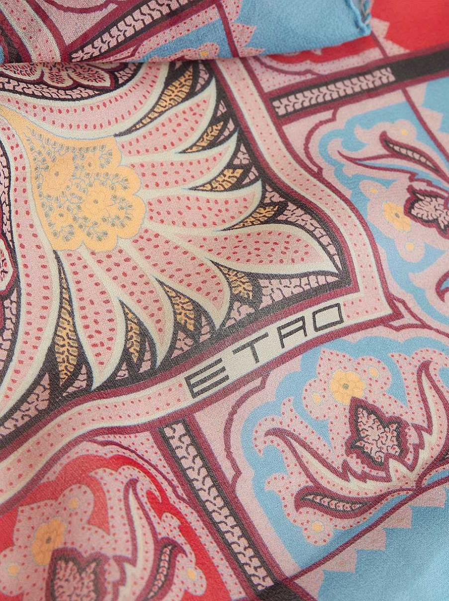 ETRO Paisley Silk Shawl | Scarves And Silk