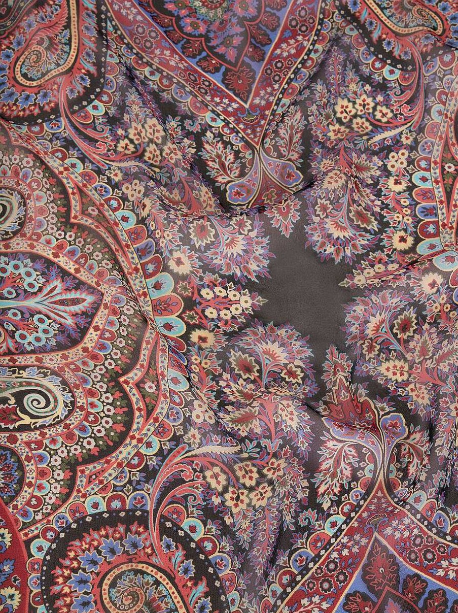 ETRO Paisley Print Chiffon Scarf | Scarves And Silk