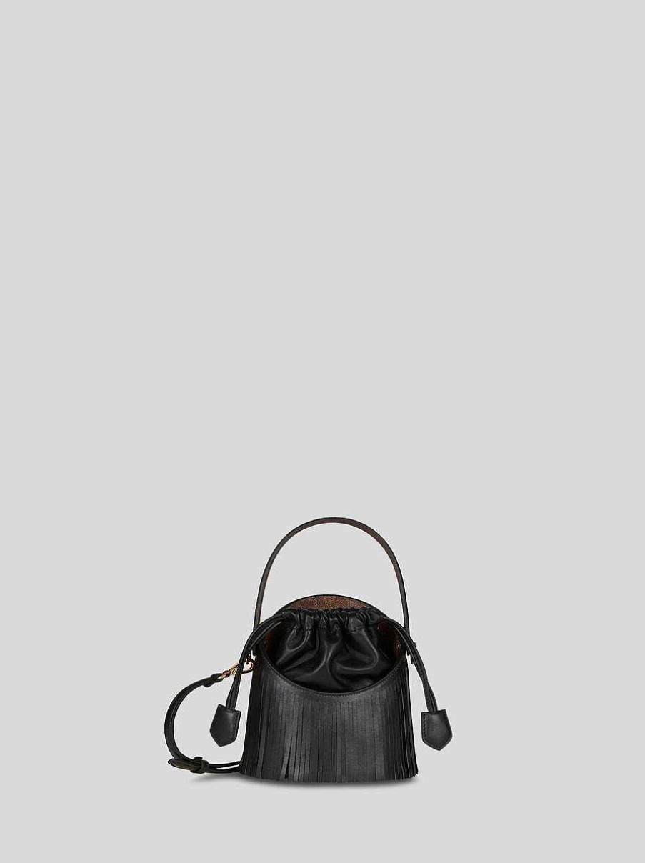 ETRO Mini Saturno Bag With Fringing | Saturno