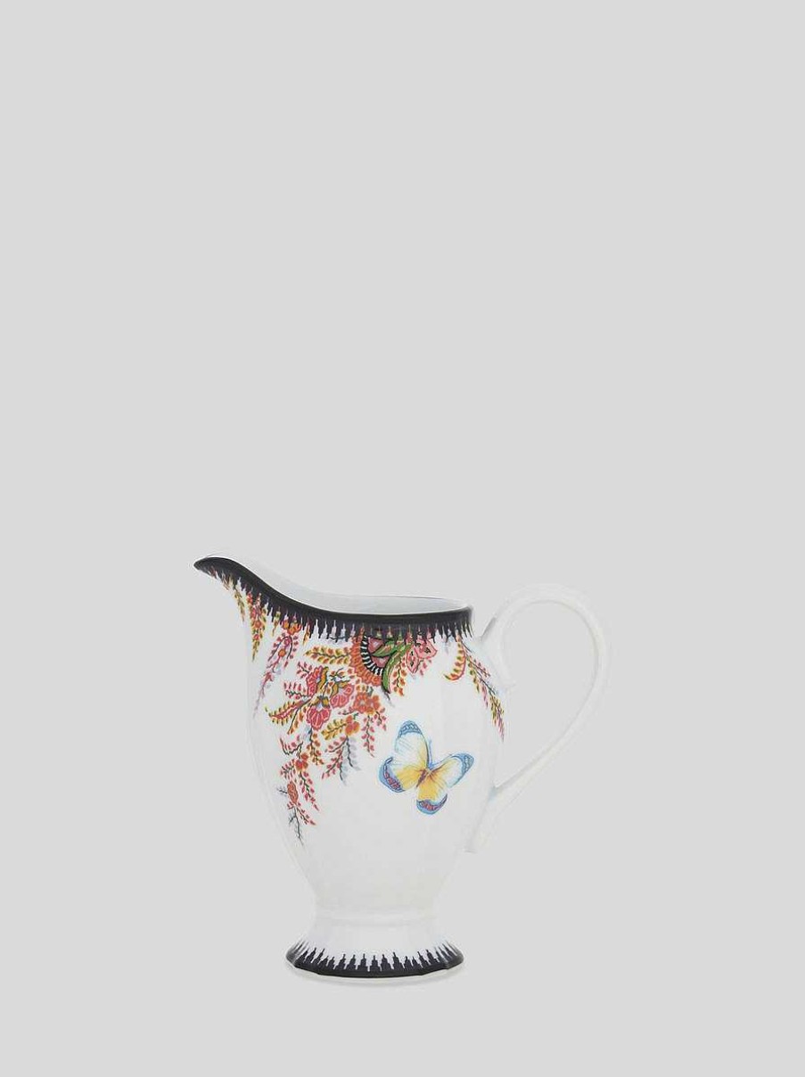 ETRO Floral Paisley Milk Jug With Butterflies | Ginori 1735 Capsule