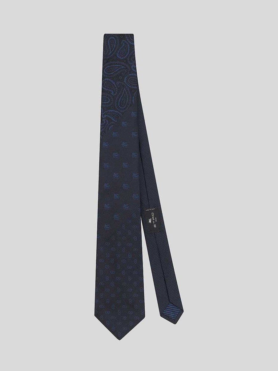 ETRO Silk Tie With Paisley Designs | Ties And Pocket Squares