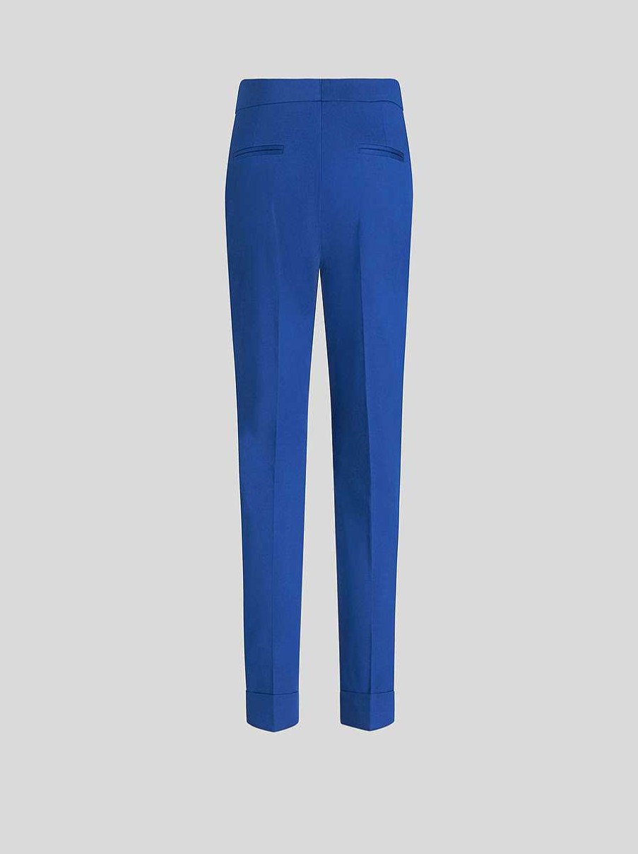 ETRO Cropped Stretch Fabric Trousers | Trousers