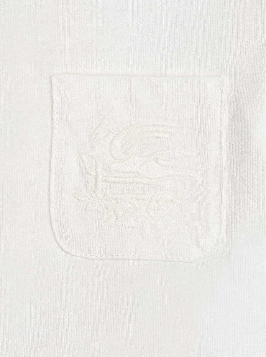 ETRO Baby T-Shirt With Pegaso Embroidery | Baby Girl 1-9 Months