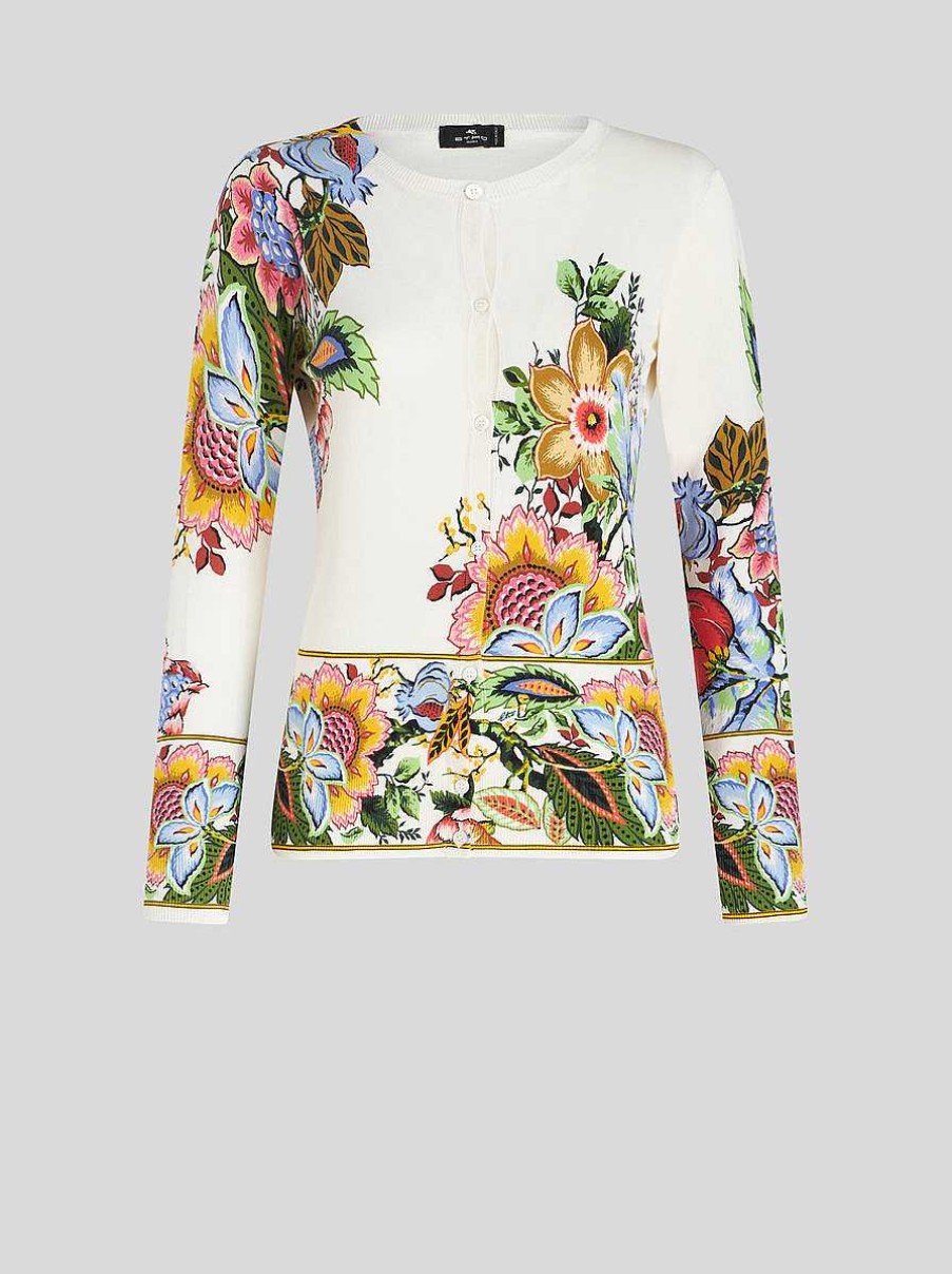 ETRO Ed Bouquet Cardigan | Knitwear