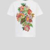 ETRO Kid'S Printed T-Shirt With Floral Embroidery | Topwear