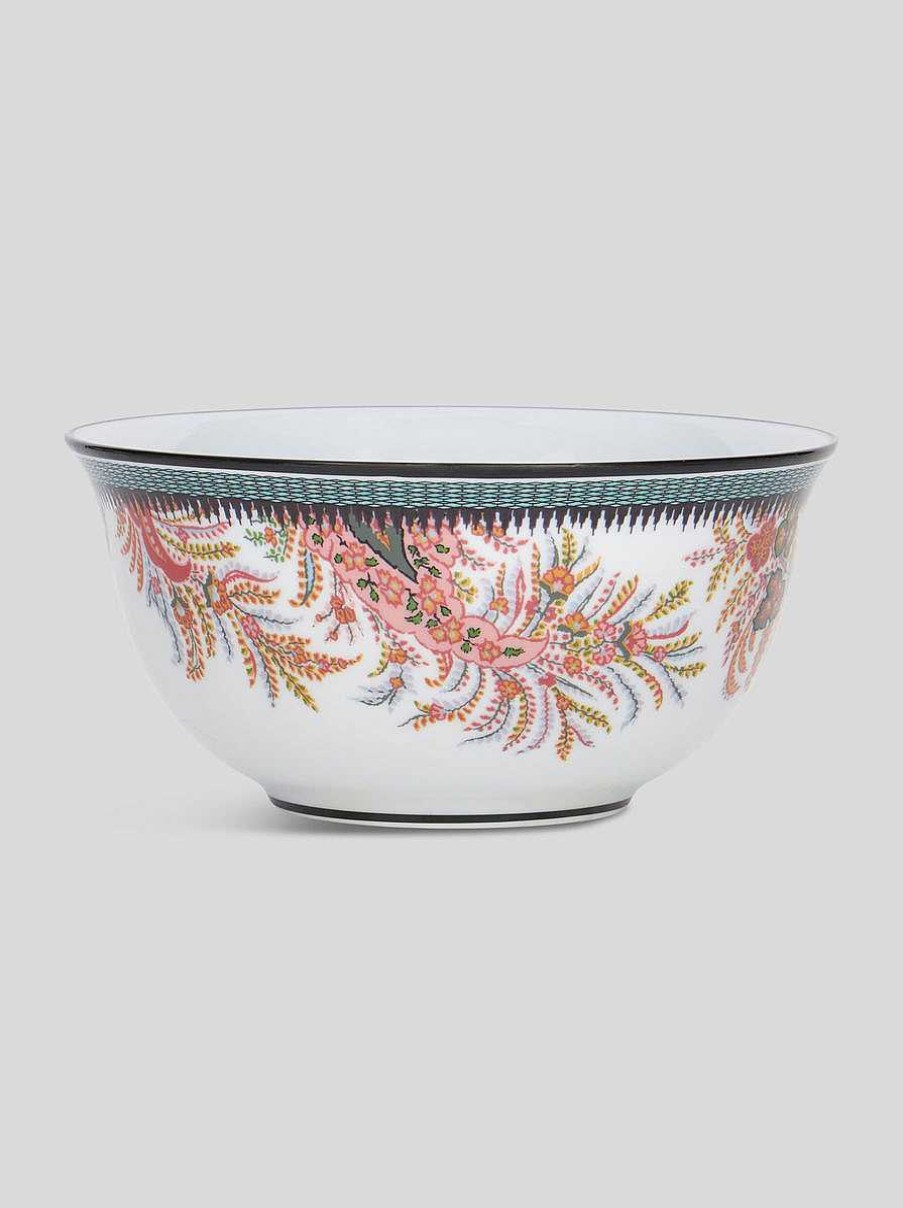 ETRO Leafy Floral Paisley Bowl | Ginori 1735 Capsule