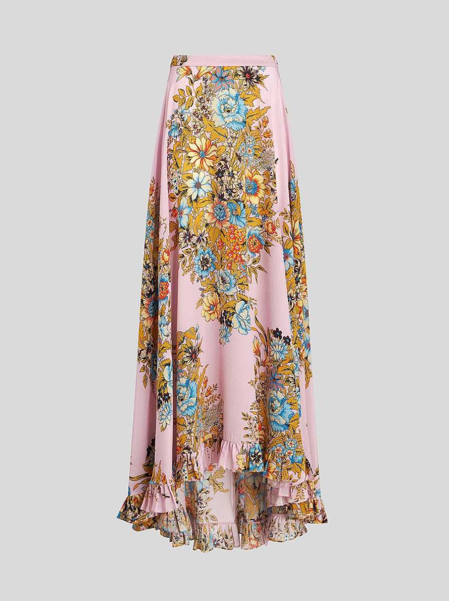 ETRO Crepe De Chine Skirt With Print | Skirts