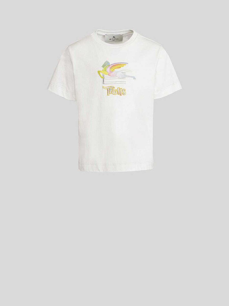 ETRO Kid'S Trolls T-Shirt With Logo | Topwear