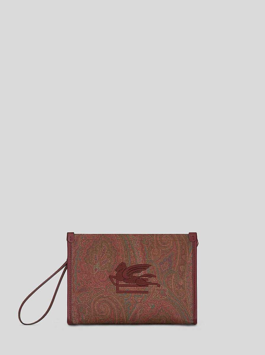 ETRO Large Paisley Love Trotter Pouch | Necessaire And Pouches