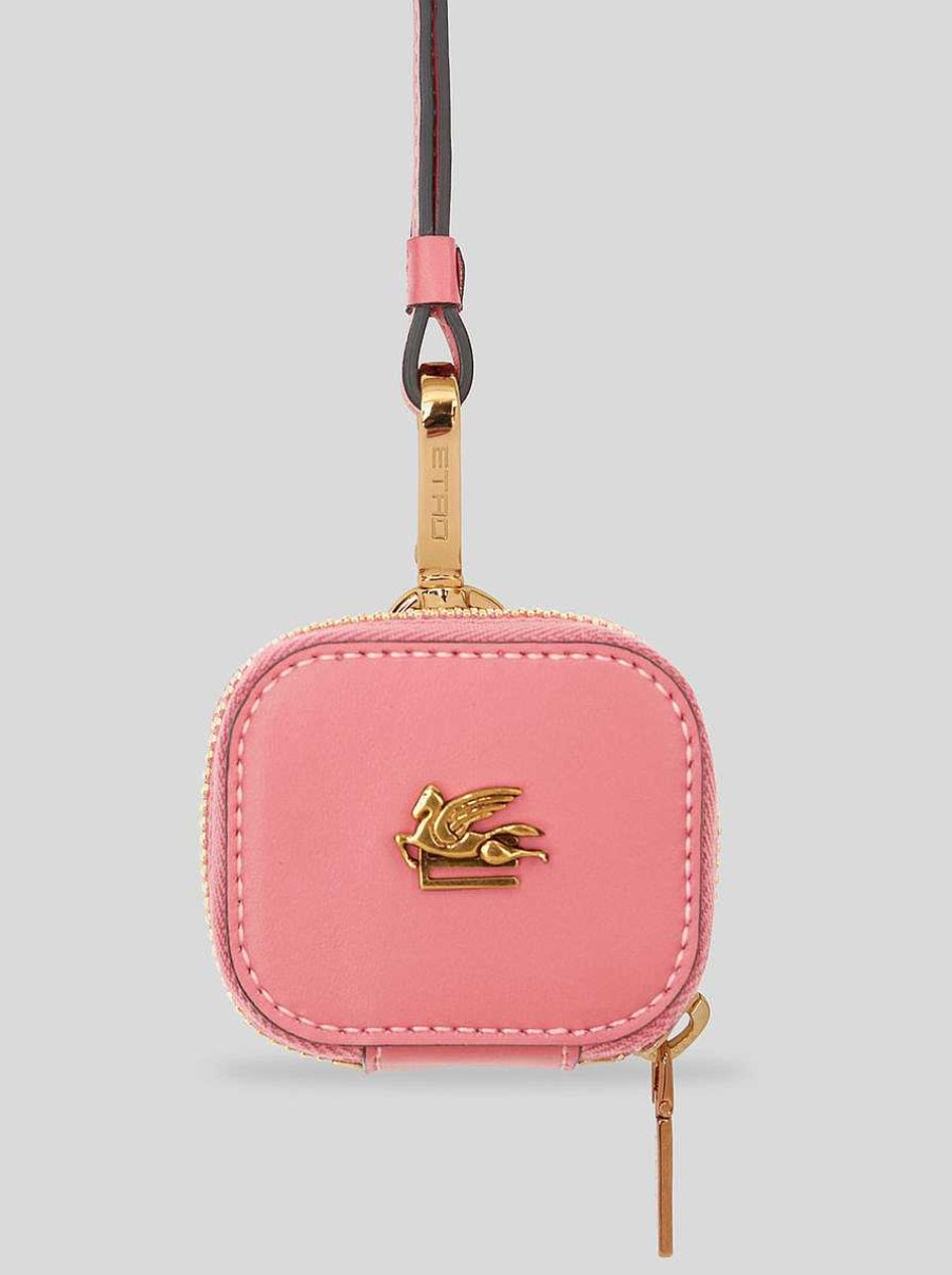 ETRO Leather Airpods Case With Pegaso | Other Accessories