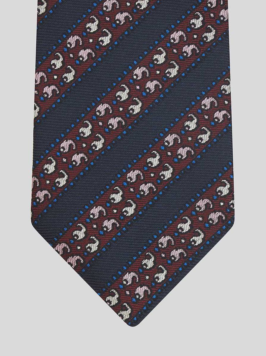 ETRO Geometric Pattern Regimental Tie | Ties And Pocket Squares