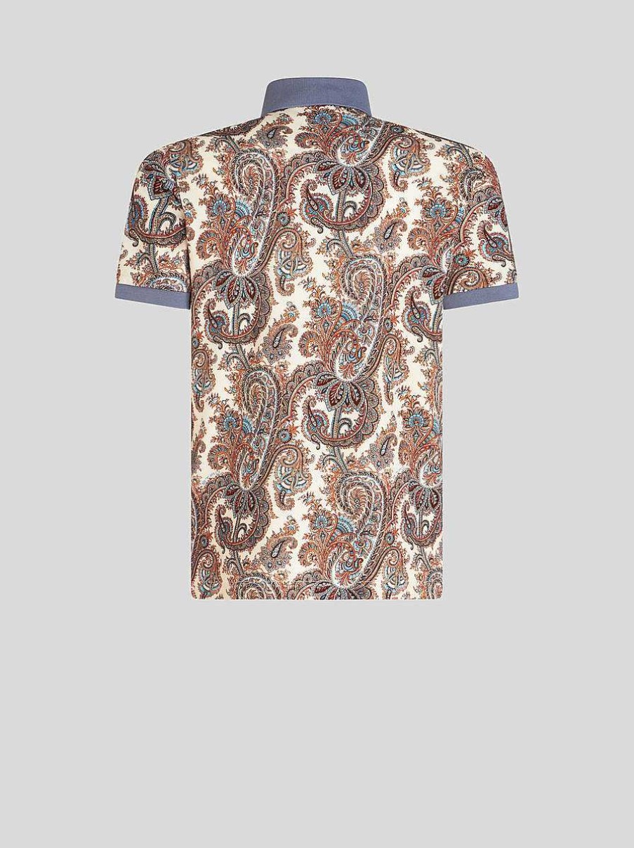 ETRO Paisley Cotton Polo Shirt | Polo Shirts