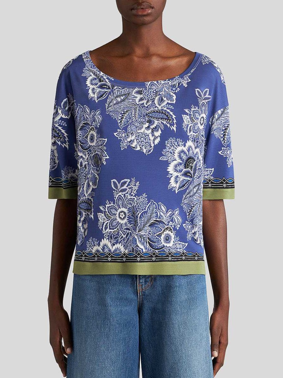 ETRO Bandanna Bouquet Blouse | Tops