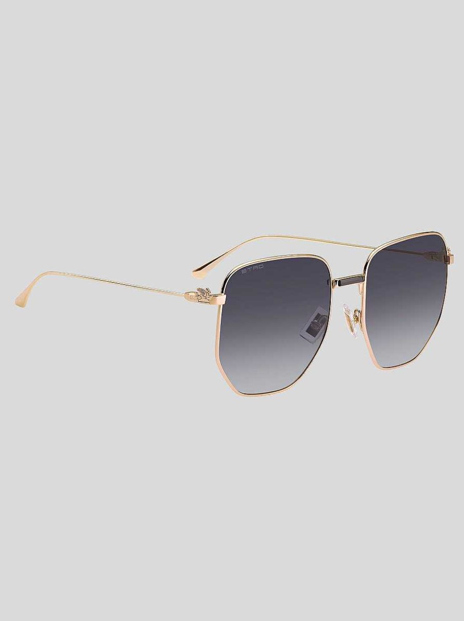 ETRO Metal Pegaso Sunglasses | Sunglasses