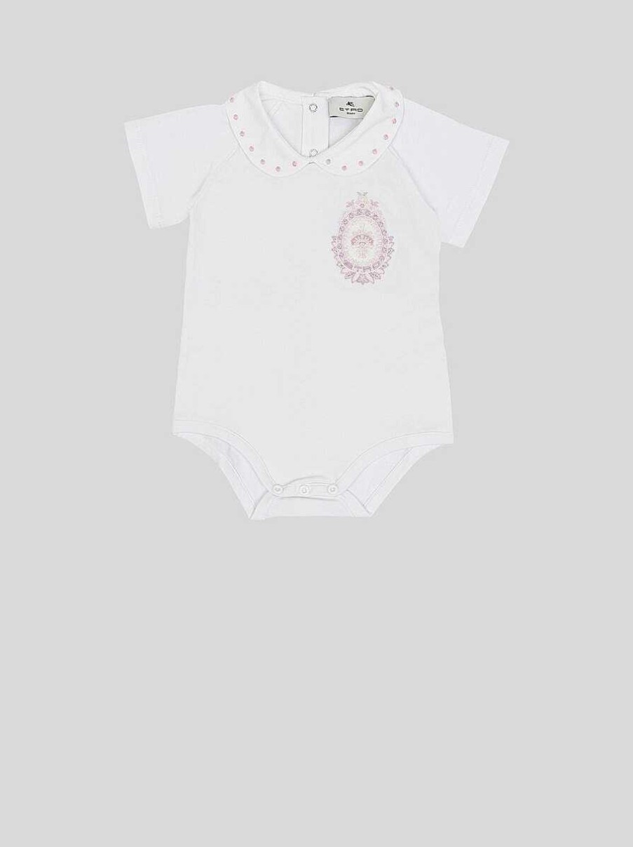 ETRO Babygrow With Coat Of Arms Embroidery | Clothing