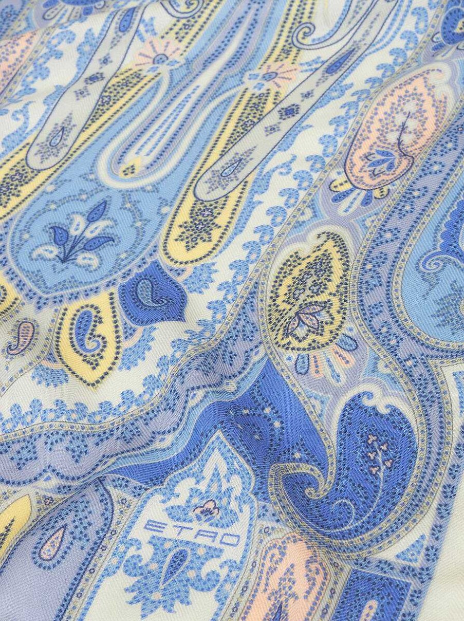 ETRO Paisley Silk And Cashmere Scarf | Scarves And Silk