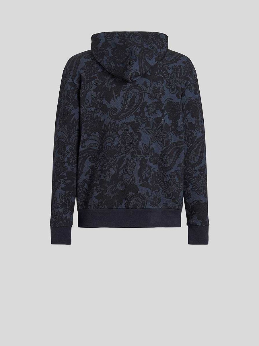 ETRO Paisley Print Hooded Sweatshirt | Sweatshirts