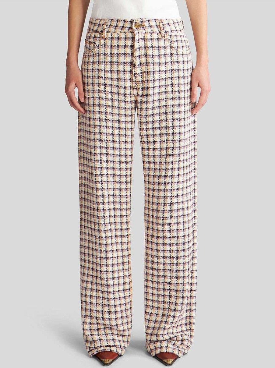 ETRO Check Jacquard Trousers | Trousers