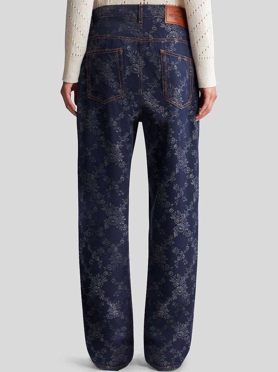 ETRO Baggy Jacquard Jeans | Denim