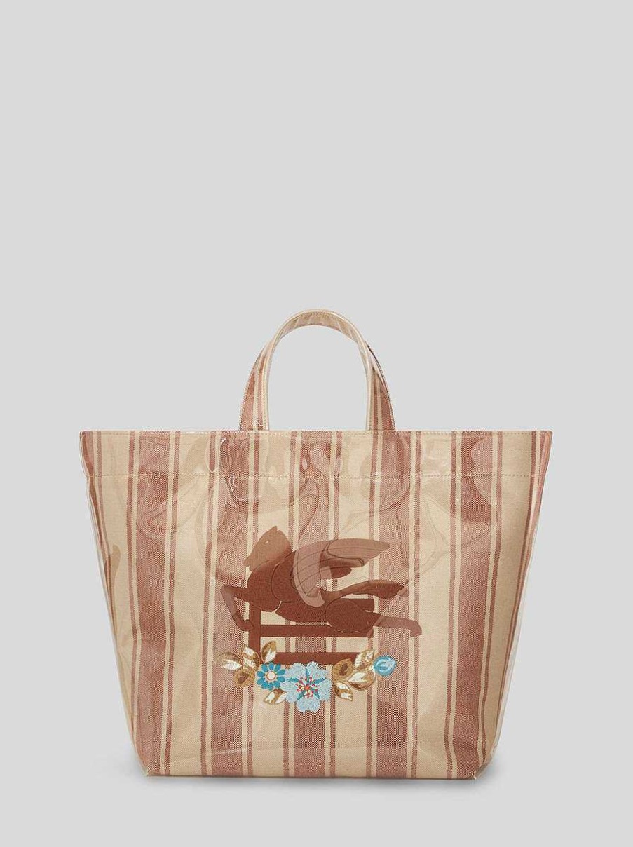 ETRO Large Mirror-Effect Tote Bag | Shopping Bags