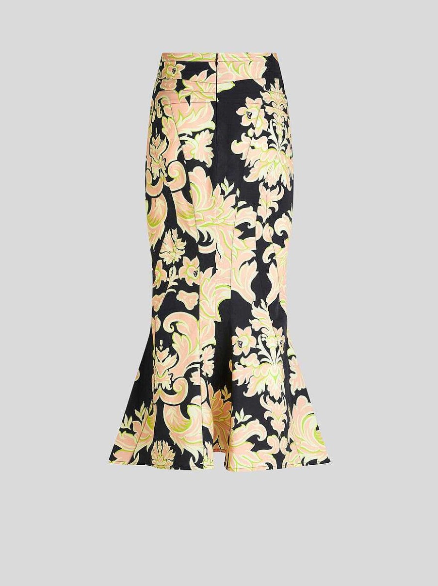 ETRO Printed Cotton Skirt | Skirts