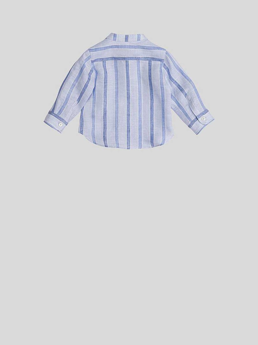 ETRO Baby Striped Linen Shirt | Baby Boy 12-36 Months