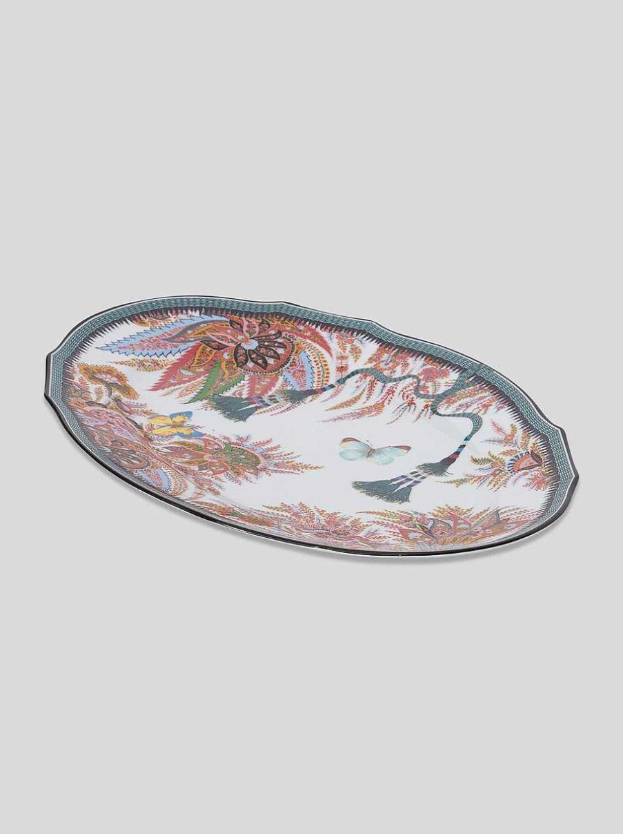 ETRO Leafy Paisley Tray With Butterfly | Ginori 1735 Capsule