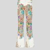 ETRO Trousers With Multicoloured Bouquet Print | Trousers