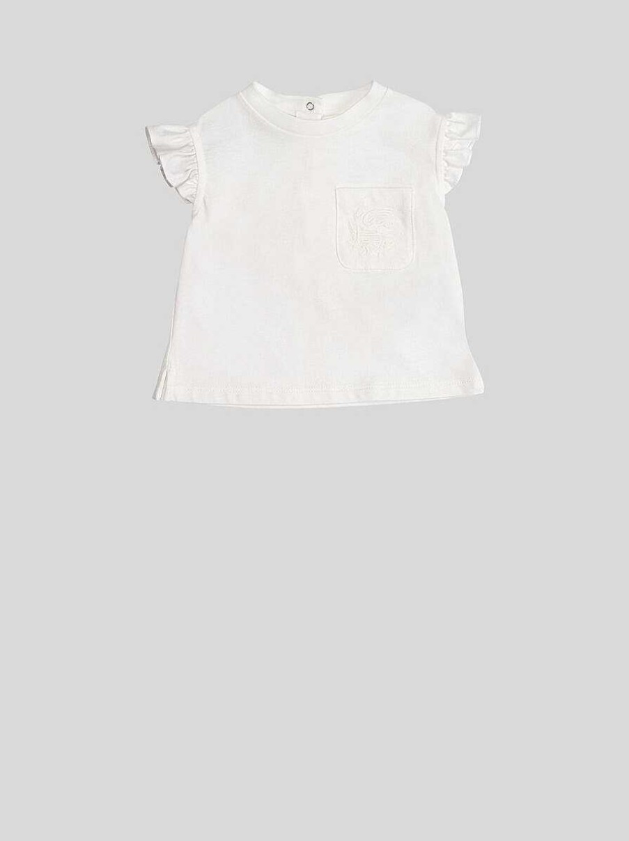 ETRO Baby T-Shirt With Pegaso Embroidery | Baby Girl 1-9 Months