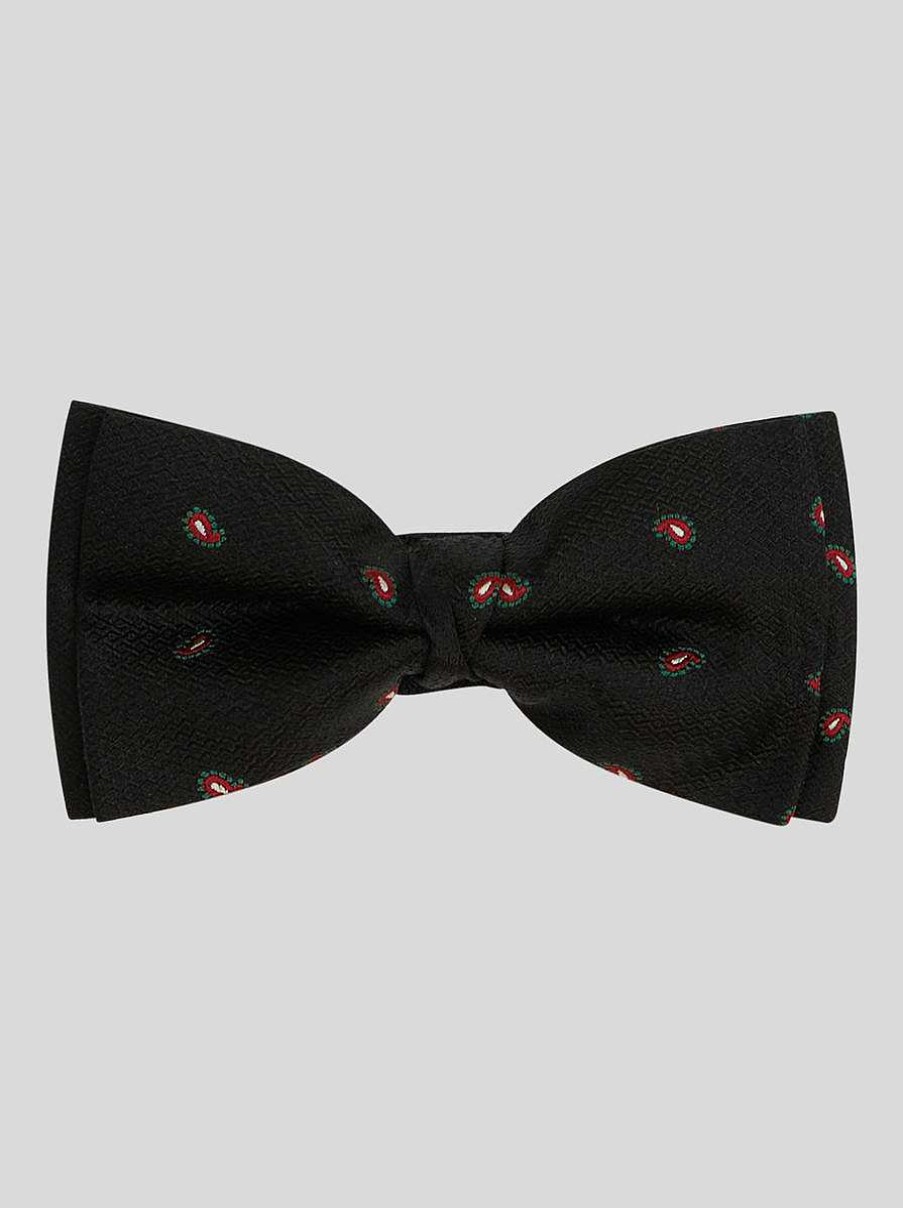 ETRO Bow Tie With Micro Paisley | Ties And Pocket Squares