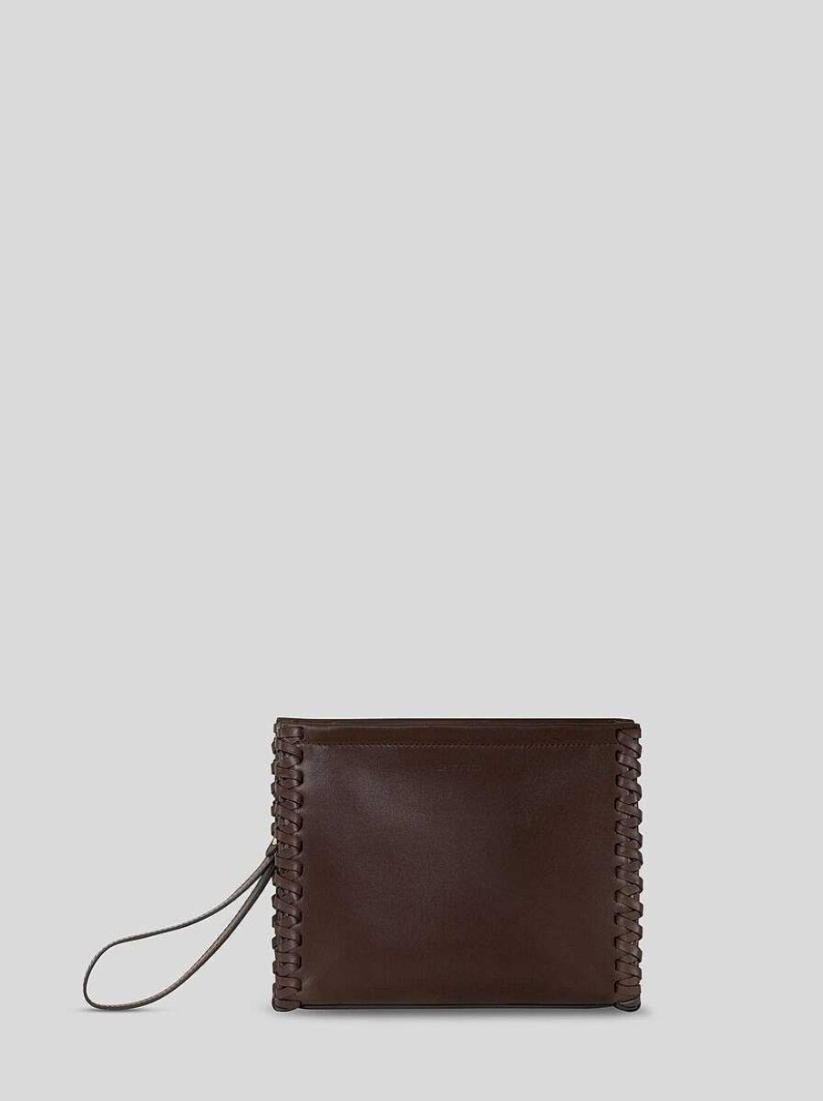 ETRO Medium Leather Pouch | Handbags And Clutch Bags