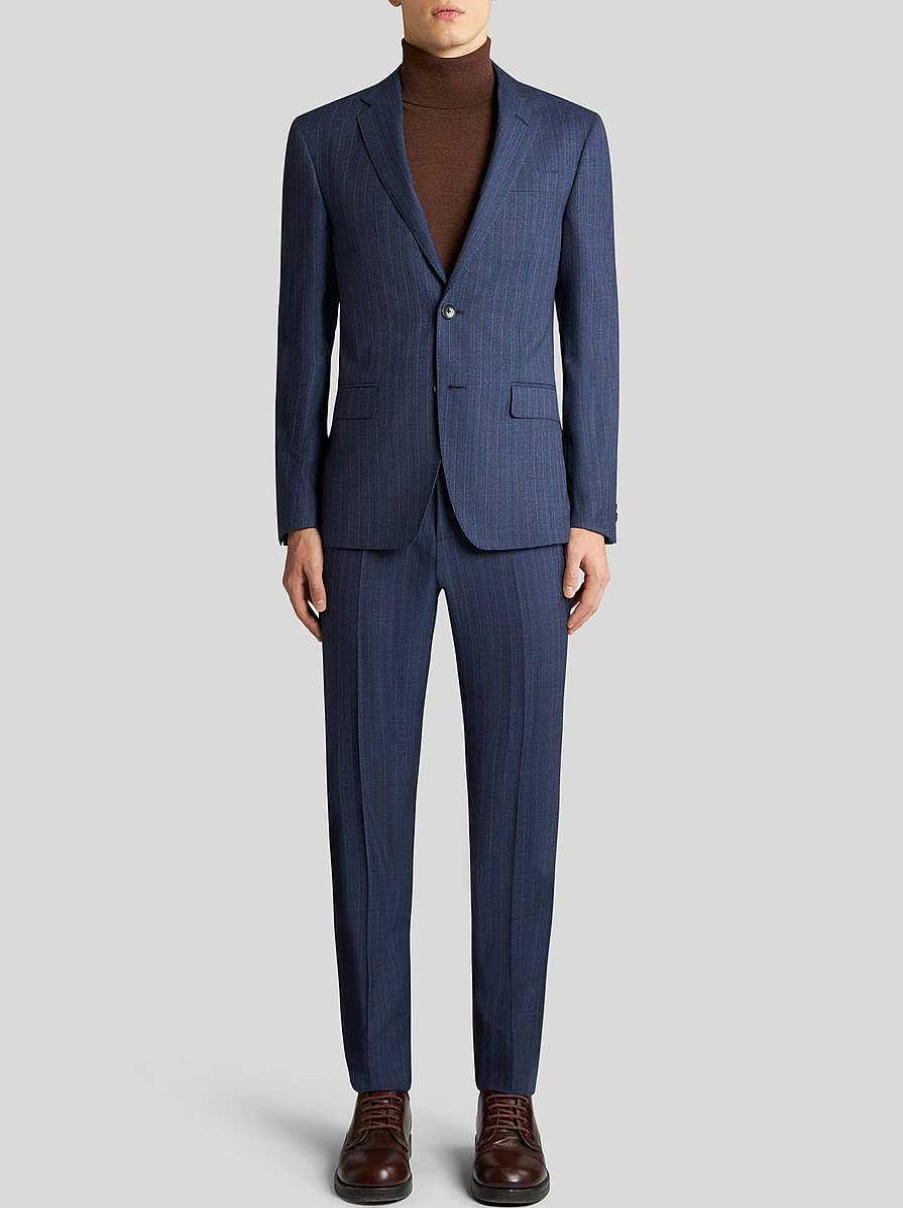 ETRO Pinstripe Wool Suit | Suits