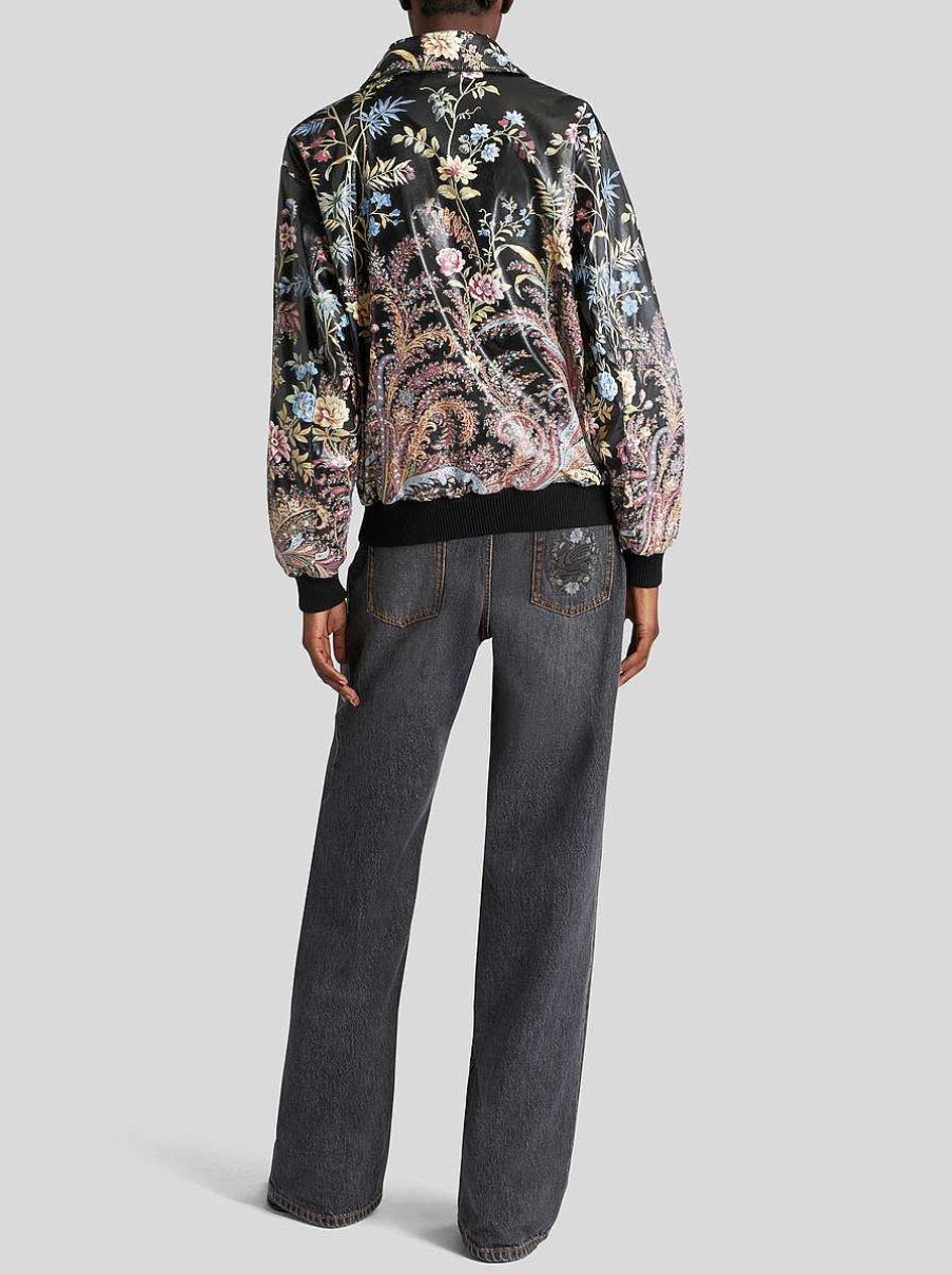 ETRO Floral Paisley Bomber Jacket | Coats And Outerwear