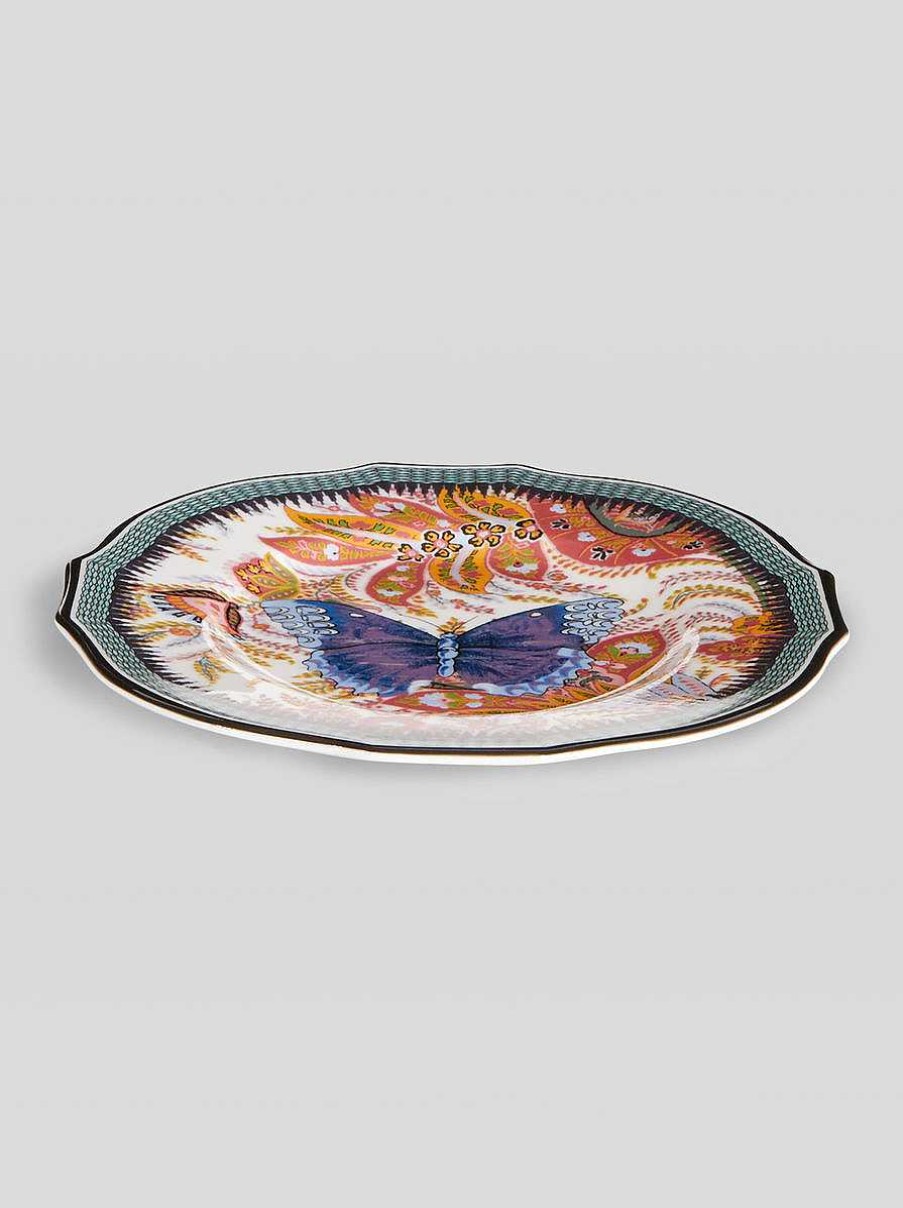 ETRO Pair Of Side Plates With Butterfly | Ginori 1735 Capsule