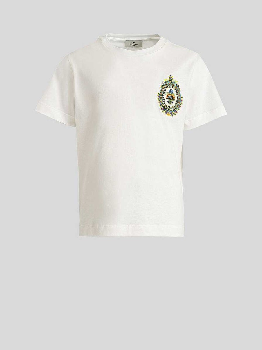 ETRO Kid'S T-Shirt With Coat Of Arms | Topwear