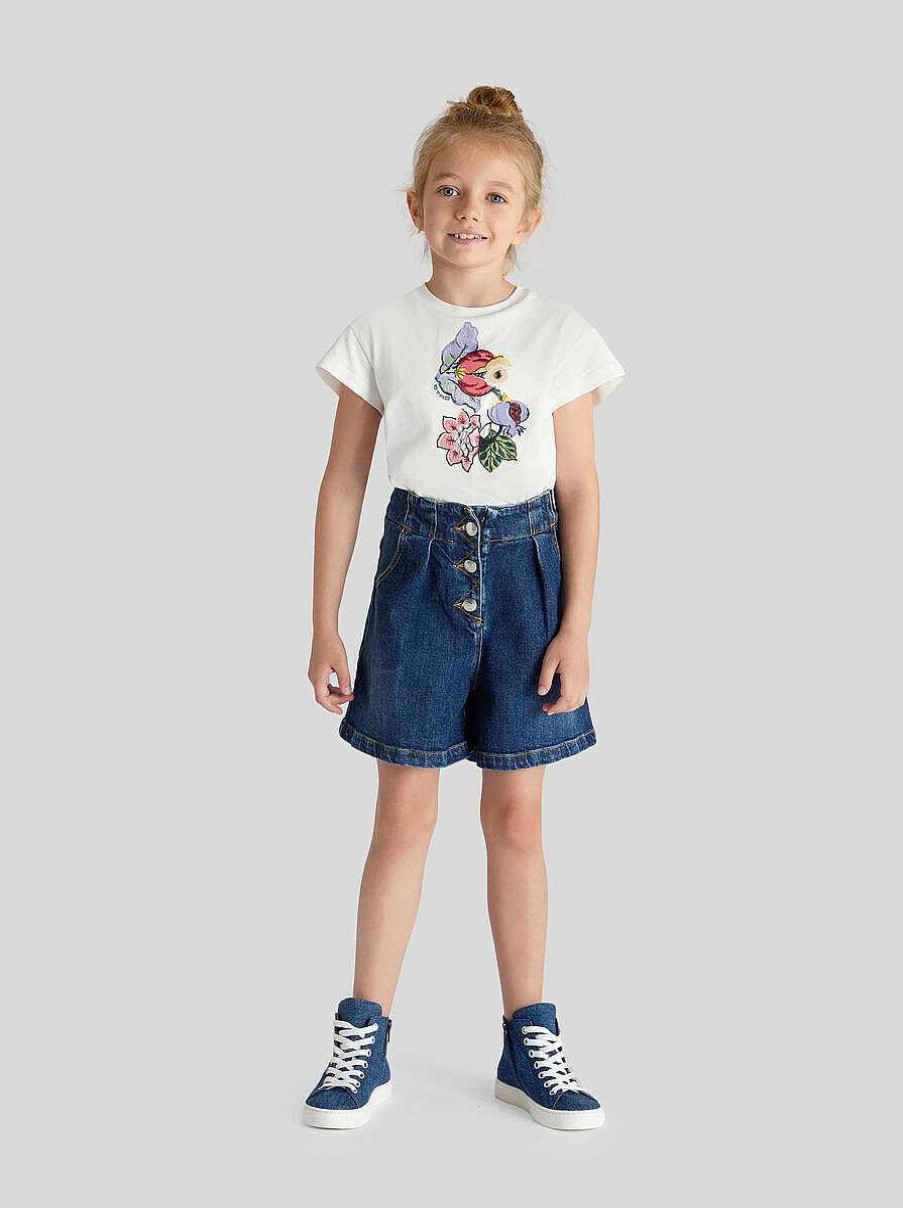 ETRO Kid'S Denim Bermuda Shorts | Trousers, Shorts And Skirts