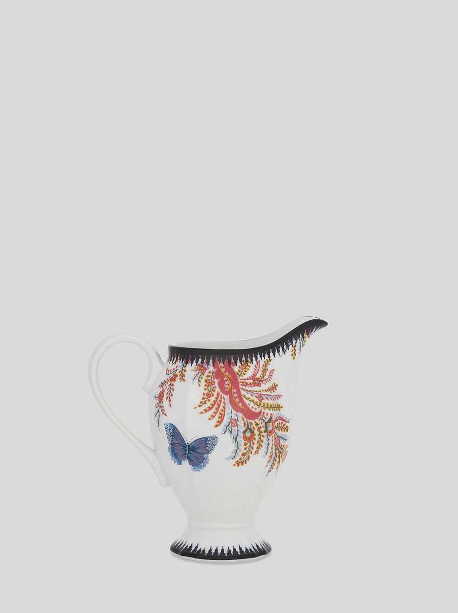 ETRO Floral Paisley Milk Jug With Butterflies | Ginori 1735 Capsule