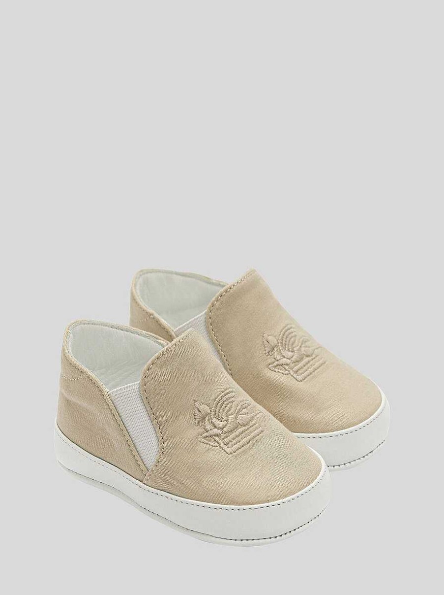 ETRO Baby Slip-On Shoes With Pegaso Embroidery | Baby Boy 1-9 Months