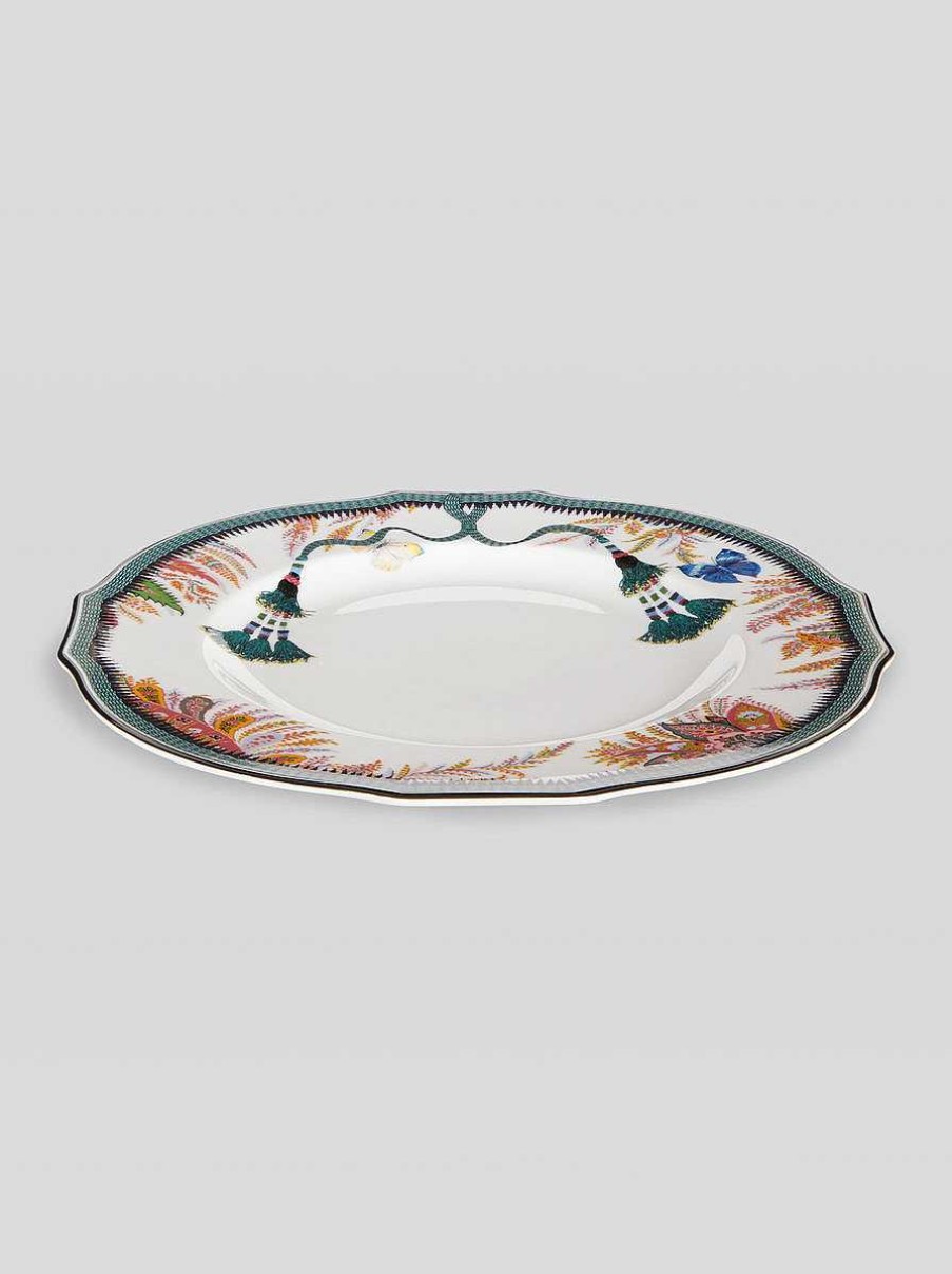 ETRO Pair Of Dinner Plates With Tassels | Ginori 1735 Capsule