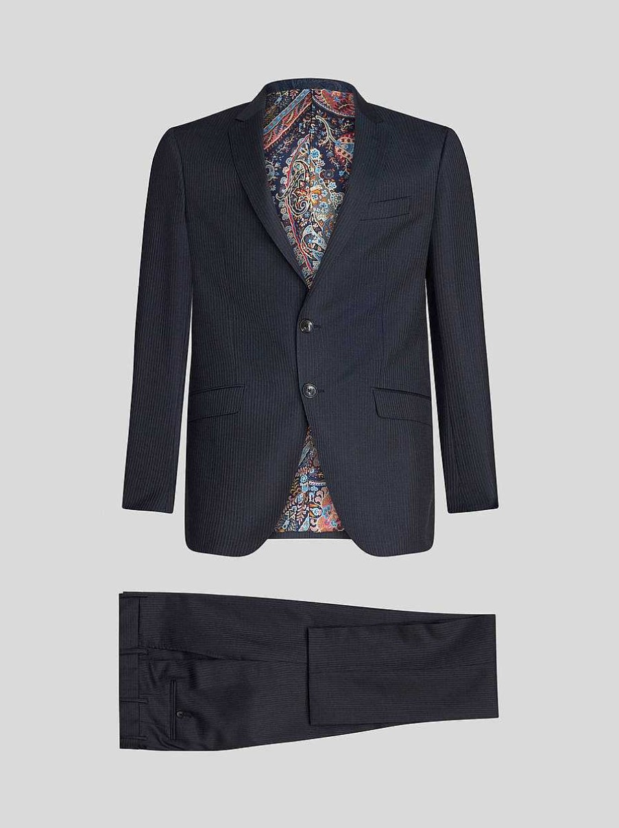 ETRO Wool Jacquard Suit | Suits