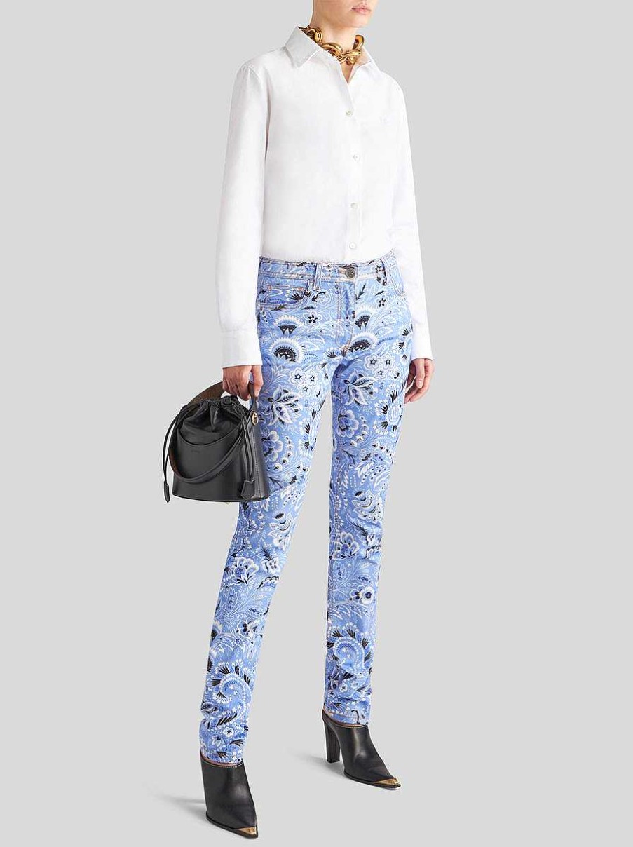 ETRO Bandanna Skinny Jeans | Denim