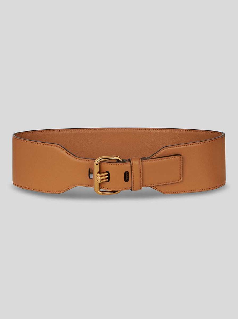 ETRO Leather Belt With Pegaso | Belts