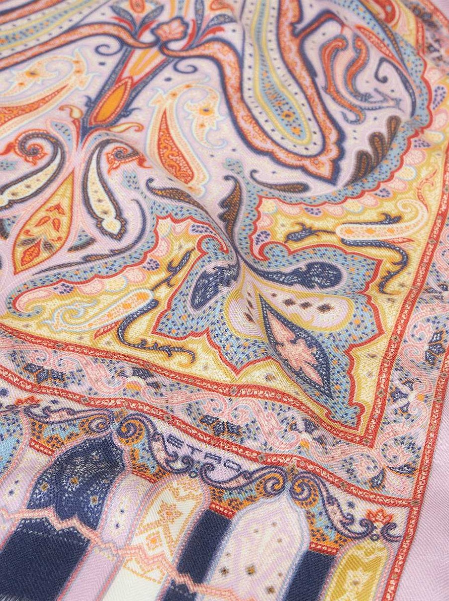 ETRO Paisley Silk And Cashmere Scarf | Scarves And Silk