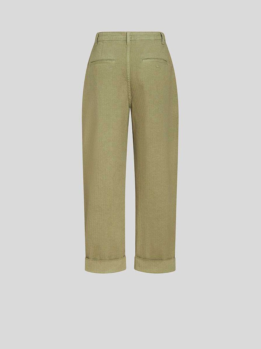 ETRO Cropped Chino Trousers | Trousers