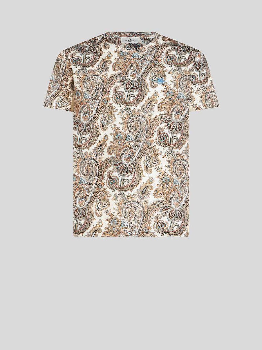 ETRO Paisley Cotton T-Shirt | T-Shirts