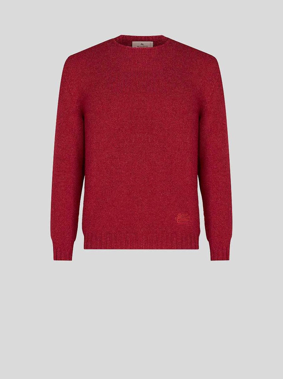 ETRO Cashmere Jumper With Logo | Knitwear